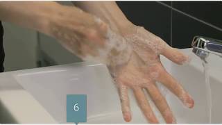 Lavage des mains selon lOMS [upl. by Gibbs]