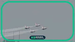 US Air Forces Thunderbirds arrive ahead of Atlantic City Air Show [upl. by Aicined]