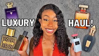 HUGE LUXURY PERFUME HAUL I Went A Little Crazy With Fragrance Spending [upl. by Creath]