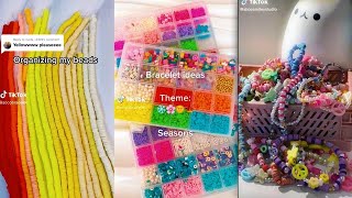 🎀Clay Bead Bracelet TikTok Compilation 🎀Bracelet Edits Shorts amp ReelsSmall Business😍 178 [upl. by Gnet]