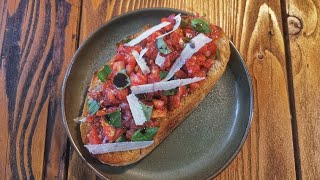 Der perfekte vegane Snack  Bruschetta [upl. by Damita]