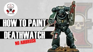 How to paint Deathwatch Space Marine [upl. by Henn804]