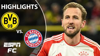 ⚽ HARRY KANE HAT TRICK ⚽ Borussia Dortmund vs Bayern Munich  Bundesliga Highlights  ESPN FC [upl. by Zane]