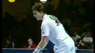 Masters 1990 SF Edberg vs Lendl [upl. by Draper]