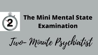 Conducting the Mini Mental Status Examination  in under 2 Minutes [upl. by Cerelly]