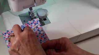 How to use a Magnetic Seam Guide with IDT on my Sewing Machine [upl. by Emsoc849]