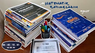 matematik ve geometride nasıl bir yol izliyorumkaynaklarımönerilerimbugün yaptıklarım yks25 [upl. by Neeroc]