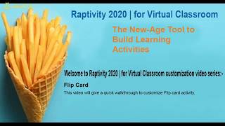 Flip Card Activity  Raptivity for Virtual Classroom [upl. by Chryste]