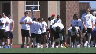 Donielle Gillians RB Class of 2011 National Underclassmen Football Combine Camp  Dallas 2010 [upl. by Acinoed]