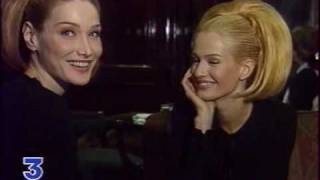 Carla Bruni and Karen Mulder Interview [upl. by Thordia]