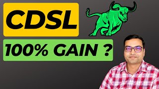 CDSL for 100 Gain Best Stocks To Buy Now [upl. by Nekciv817]