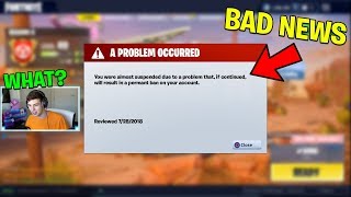 Epic Games almost BANNED me for this video Fortnite Battle Royale [upl. by Alket]