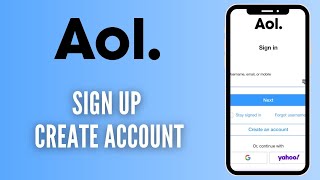 Sign Up Aol Account  Create Aol email Account  Aol Mobile App 2021 [upl. by Marlo]