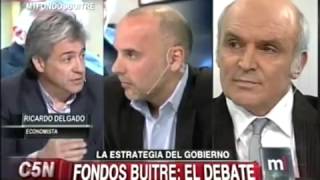 José Luis Espert en C5N con G Sylvestre  Debate sobre Fondos Buitre [upl. by Epstein]