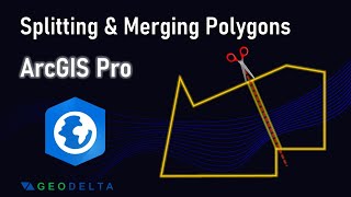 ArcGIS Pro Tutorial  Splitting and Merging Polygons [upl. by Nette]