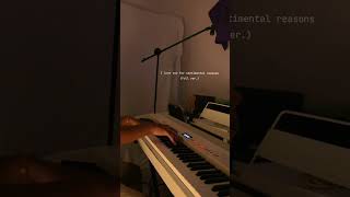 I Love You For Sentimental Reasons Piank Cover Full ver [upl. by Yelram335]