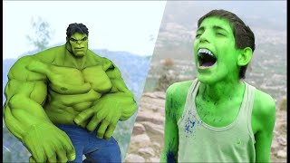 Hulk Transformation in Real Film Scenes 2nd Episode Fatgreen [upl. by Nivla343]