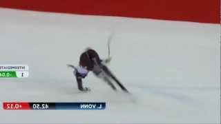 Lindsey Vonn Sturz Schladming live HD  Lindsey Vonn Horrible Crash HD [upl. by Kristina]