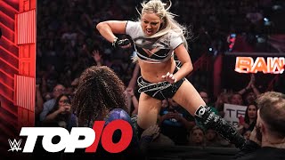 Top 10 Monday Night Raw moments WWE Top 10 March 4 2024 [upl. by Jodoin]