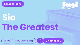 The Greatest Karaoke  Sia Kendrick Lamar Piano Karaoke [upl. by Edsel]