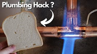 Soldering Copper Pipes With Water Inside  Plumbing DIY [upl. by Vida544]