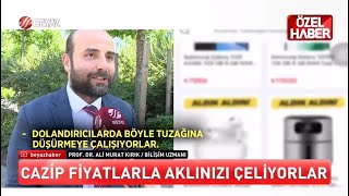 BEYAZ TV  ProfDr Ali Murat Kırık  A101in sitesini kopyaladılar Düşük fiyatlarla dolandırdılar [upl. by Lsiel931]