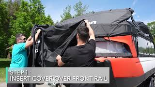 How To Install A Front Trailering Cover On Your SeaDoo Switch [upl. by Atekihc]