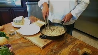 Veal Scallopini With Gorgonzola  Italian Cooking [upl. by Dottie]