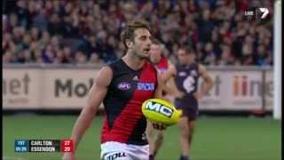 Round 22 AFL  Carlton v Essendon Highlights [upl. by Nahum]