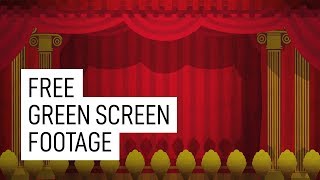 Free Paper Theater Curtains Opening Animation with Green Screen [upl. by Laurel729]