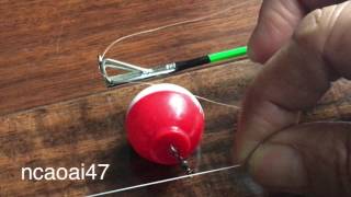 How to Use Bobbers Fishing Two Usage  DIY Fishing Tips Hai Cách Dùng Một Phao câu cá [upl. by Dulciana]