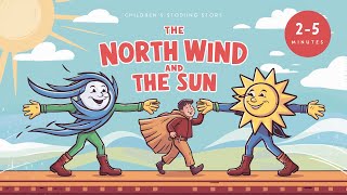 The North Wind and the Sun English Story for Kids [upl. by Anitsirhc]