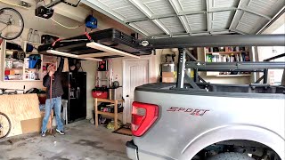 Overhead Garage Hoist Installed [upl. by Ilatfen]