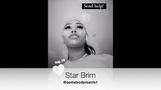 CARDI BS quotBFFquot STAR BRIM TEARS UP ABOUT HER STRUGGLES WEARING A BAHA WAIST TRAINER starbrim 😭 [upl. by Calore676]