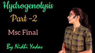 Hydrogenolysispart2Hydrogenolysis of CyclopropaneampHydrogenolysis of C0 BondReduction Msc Final [upl. by Latoyia]