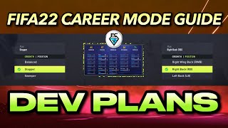 FIFA 22 CAREER MODE TIPS DEVELOPMENT PLANS [upl. by Nicolea]