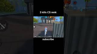 3 kills CS renk freefirebenindia freefireclips gaming freefireshorts [upl. by Schatz]