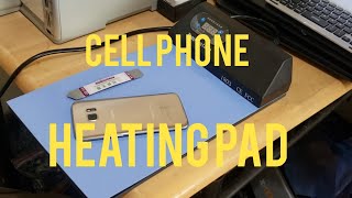 Cell phone heating pad  review [upl. by Nilac]