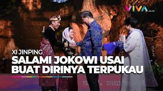 Reaksi Xi Jinping Kagum dengan Kemegahan Sajian Budaya KTT G20 [upl. by Aitnauq]