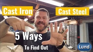 IS IT CAST IRON OR CAST STEEL 5 Ways To identify Before Welding [upl. by Ayekan]