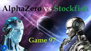 Alphazero vs Stockfish Game 97 [upl. by Eelyek]