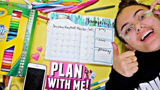 PLAN WITH ME ✏️📅  January 2018 Bullet Journal Setup [upl. by Quinn854]