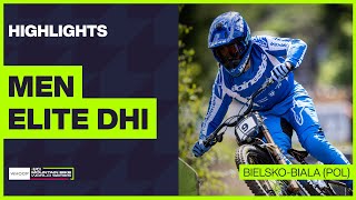 BielskoBiala  Men Elite DHI Highlights  2024 WHOOP UCI Mountain Bike World Cup [upl. by Anayhd]