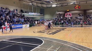 Video Moravia girls basketball celebrates after winning state championship [upl. by Ralat925]