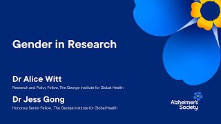 Exploring Gender in Research with Dr Alice Witt and Dr Jess Gong [upl. by Eissac]