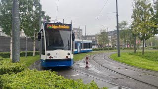 GVB  Amsterdam  Tram  Lijn 17 Geuzenveld  Osdorp Dijkgraafplein via Marnixstr  Koningsdag 2024 [upl. by Victory92]