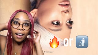 ARIANA GRANDE  SWEETENER FULL ALBUM REACTION  REVIEWamp MUKBANG [upl. by Nnylarej864]