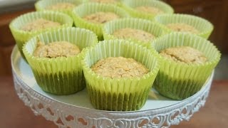 MUFFINS DE PLÁTANO Y AVENA SALUDABLES  BAKING DAY [upl. by Annaej]