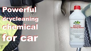 Uniwax Car and Sofa Dry Cleaning Chemical [upl. by Wsan567]