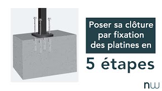 Poser sa clôture par fixation en 5 étapes [upl. by Akerdal]